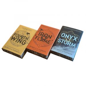 Fourth Wing, Iron Flame, One Storm (Waterstones)