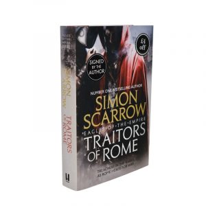 Simon Scarrow Traitors of Rome Rare Signed