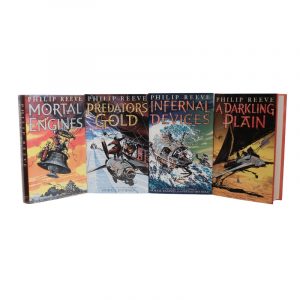 Philip Reeve Mortal Engines Quadrology  Signed & Illustrated (Remarqued)
